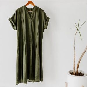 Miann & Co Green Short Sleeve The Claudia Dress
